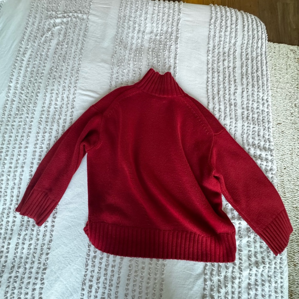 COS CHUNKY PURE CASHMERE TURTLENECK SWEATER